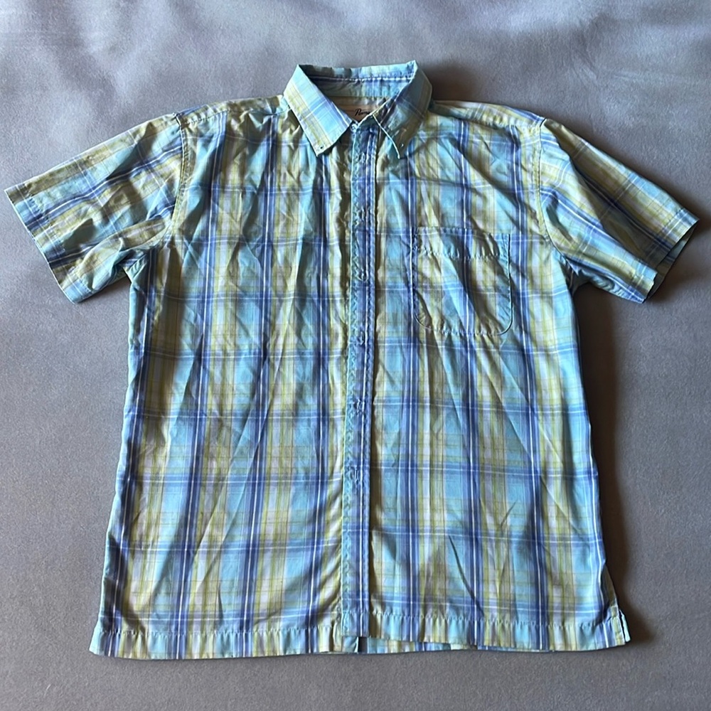 Plaid Casual Button Down Shirt